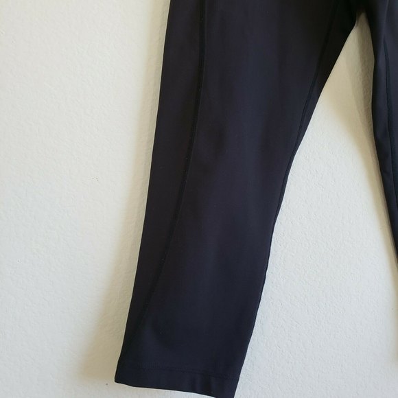 Ethika Performance 3/4 Pants Womens Size Small Black Neon Orang Subzero Seamless - Picture 7 of 10